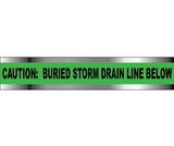 NMC DTGSD Caution: Buried Storm Drain Below Defender Detectable Warning Tape